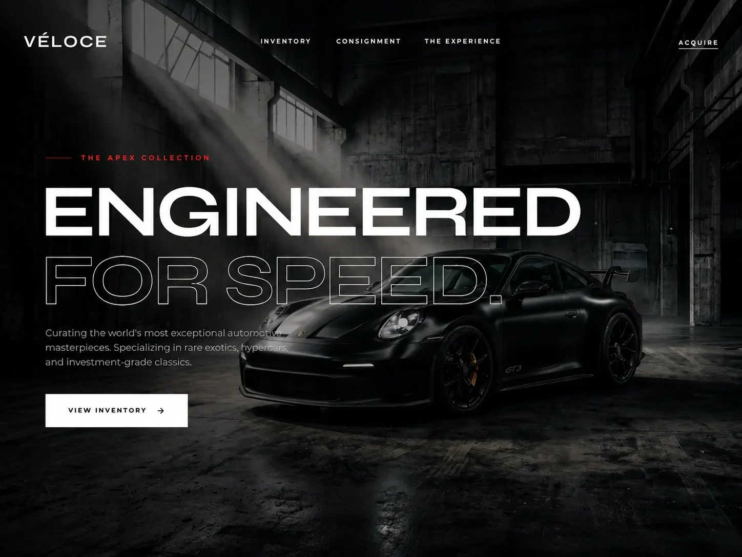 VELOCE mobile layout